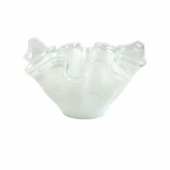 Buy 🥰 VIETRI Onda Glass White Large Bowl 🥰