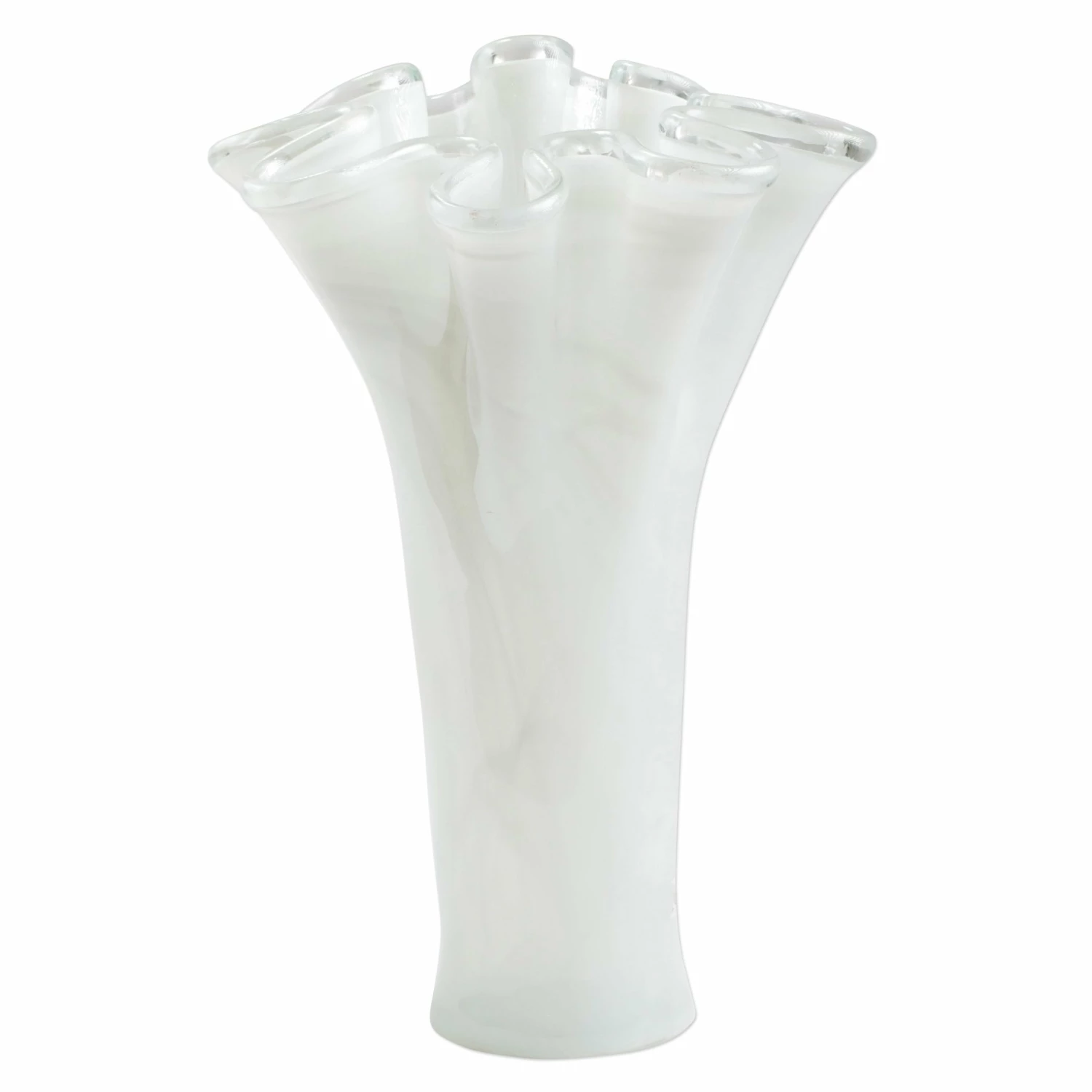 Discount ๐ VIETRI Onda Glass White Tall Vase ๐ 1 Discount ๐ VIETRI Onda Glass White Tall Vase ๐