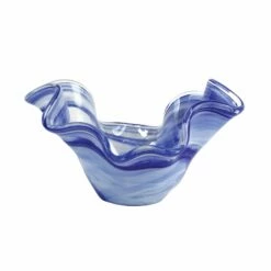 Best deal 👍 VIETRI Onda Glass Medium Bowl 😍 -Tabletop Elegant shop OND 5294C SD 2100 web1 0e97828e 1496 48e4 bf88 ed3a5ce926ad