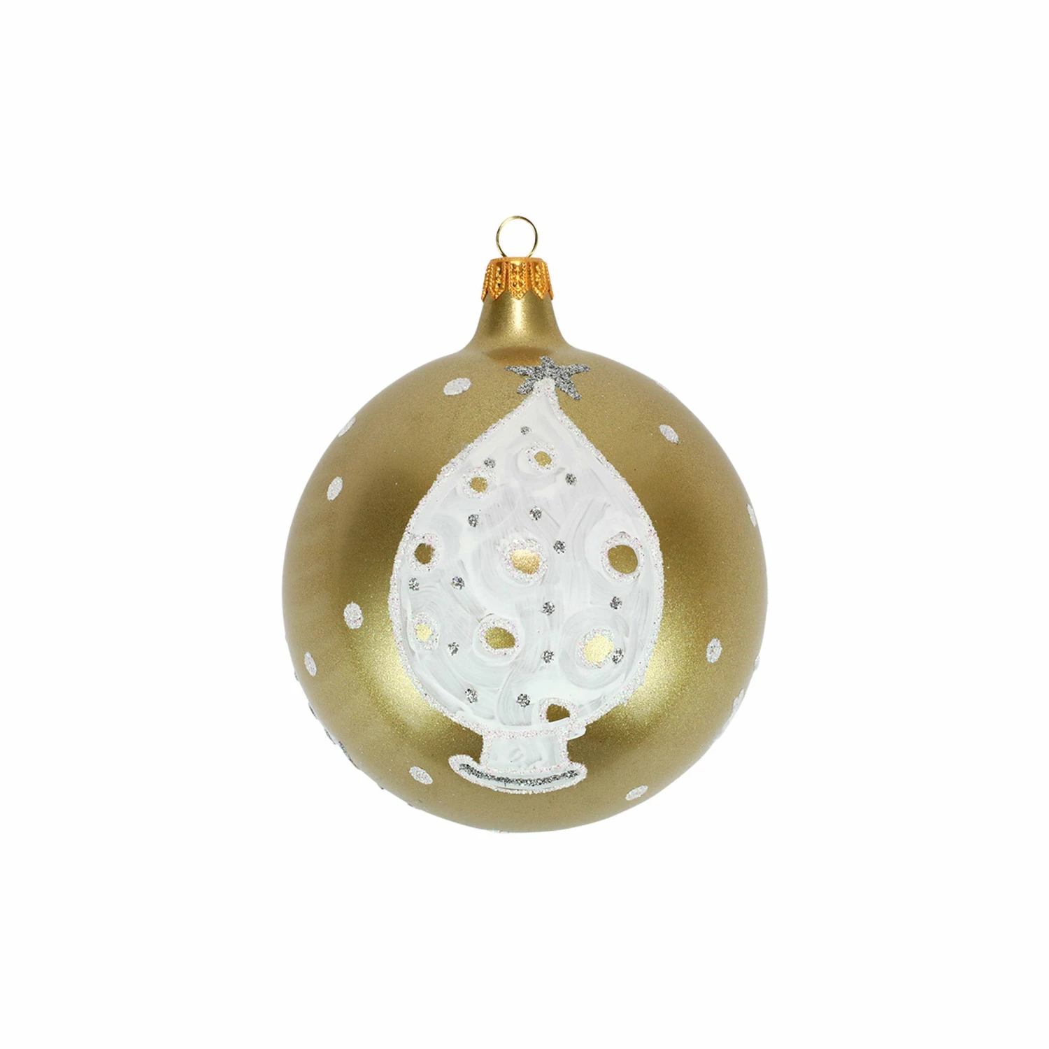 Flash Sale 𧨠VIETRI Ornaments White & Gold Trees Ornament π₯ 1 Flash Sale 𧨠VIETRI Ornaments White & Gold Trees Ornament π₯