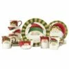 Outlet 🧨 VIETRI Old St. Nick Assorted Sixteen-Piece Place Setting 🌟