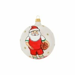 Hot Sale 🔥 VIETRI Old St. Nick 🏀 Basketball Ornament 😍