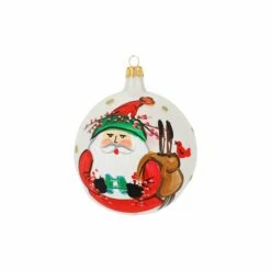 Coupon 💯 VIETRI Old St. Nick Birdwatcher Ornament ❤️