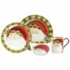 Best deal 👍 VIETRI Old St. Nick Animal Hat Four-Piece Place Setting 👍