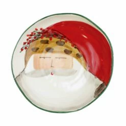 Brand new 🔔 VIETRI Old St. Nick Pasta Bowl - Animal Hat ⭐