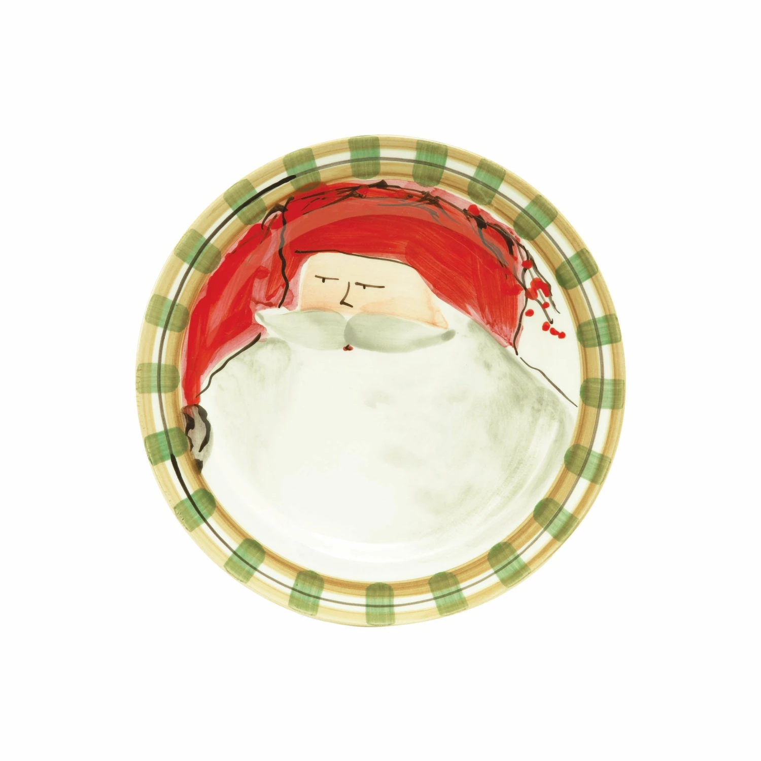 Best deal 😀 VIETRI Old St. Nick Assorted Round Salad Plates - Set of 4 🎉 2 Best deal 😀 VIETRI Old St. Nick Assorted Round Salad Plates - Set of 4 🎉 - Image 2