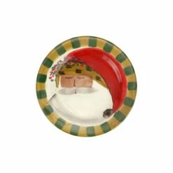 Discount ๐ VIETRI Old St. Nick Multicultural Round Salad Plate - Animal Hat ๐