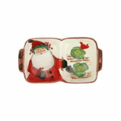 Outlet 👍 VIETRI Old St. Nick Two-Part Server 🎁