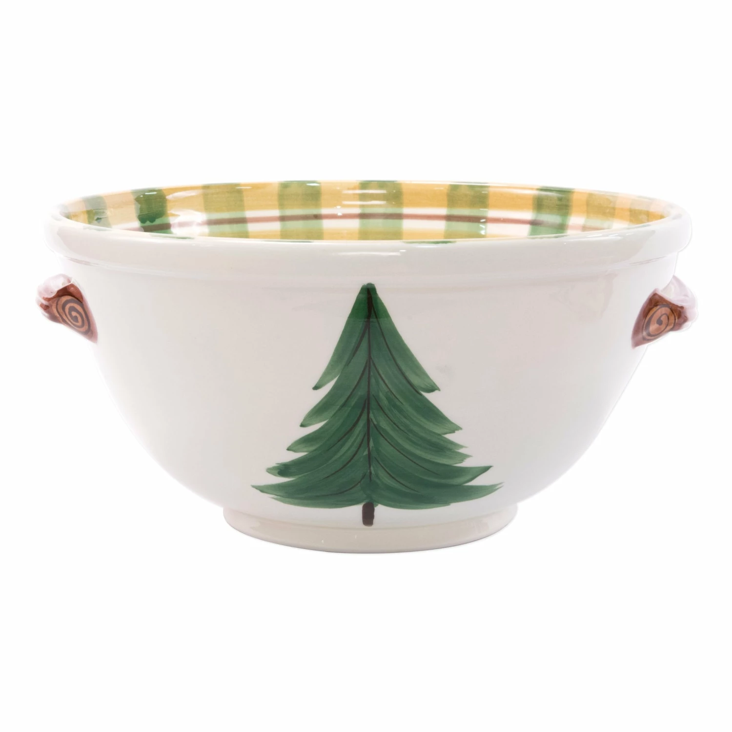 Brand new ๐งจ VIETRI Old St. Nick Medium Handled Bowl w/ Santa Reading โ 2 Brand new ๐งจ VIETRI Old St. Nick Medium Handled Bowl w/ Santa Reading โ - Image 2