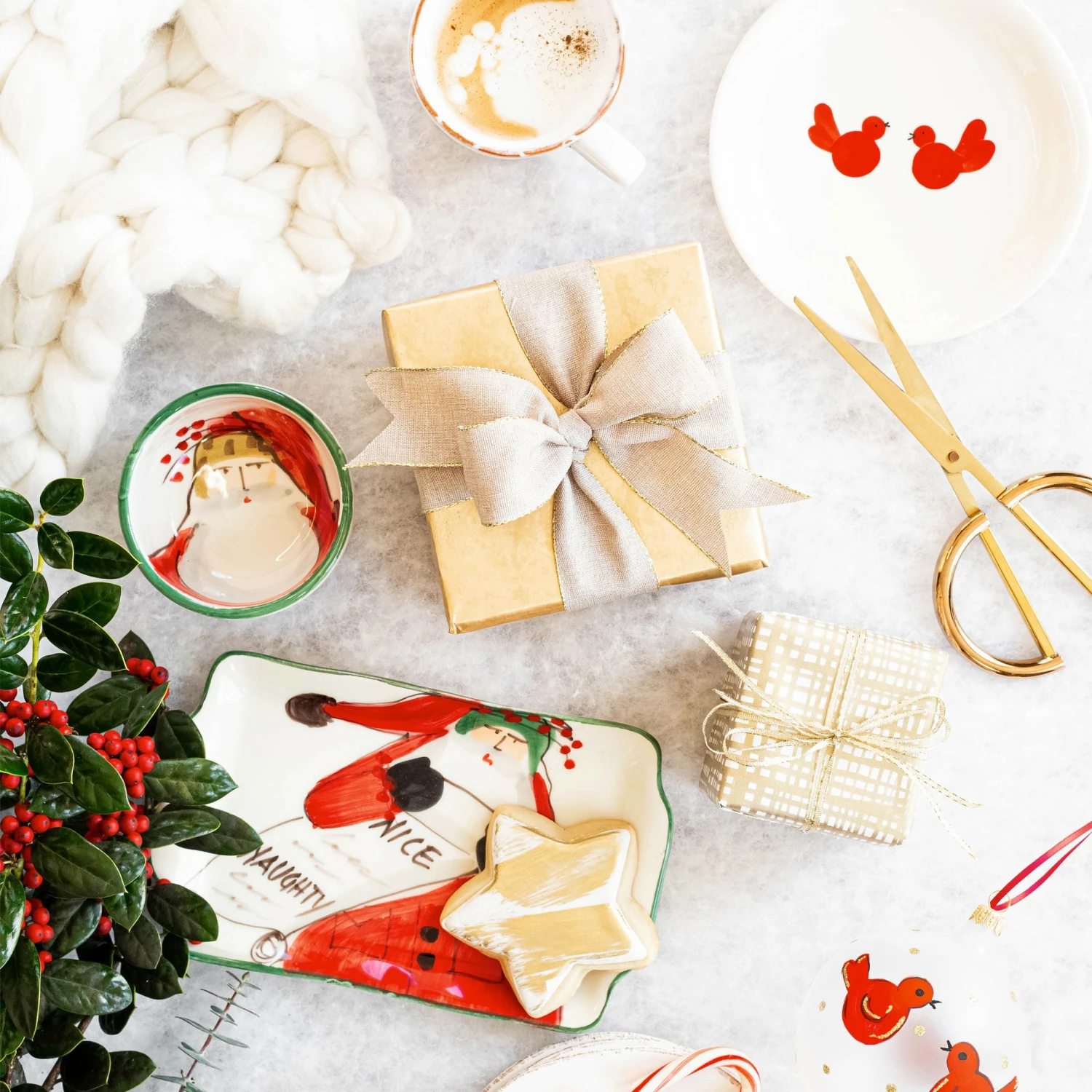 Flash Sale 🌟 VIETRI Old St. Nick Rectangular Plate - Naughty or Nice ❤️ 2 Flash Sale 🌟 VIETRI Old St. Nick Rectangular Plate - Naughty or Nice ❤️ - Image 2