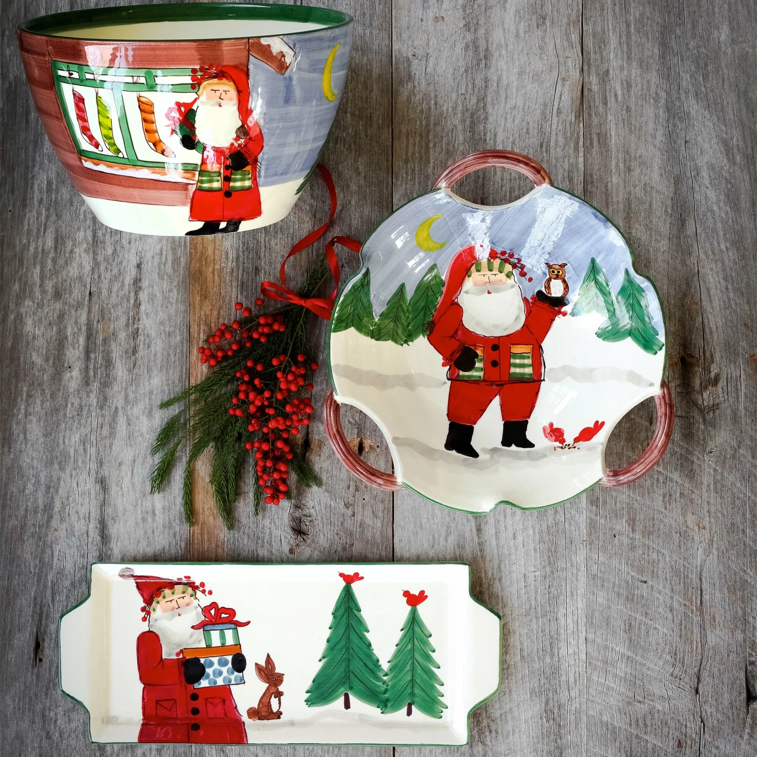 Discount 𧨠VIETRI Old St. Nick Large Deep Bowl - Santa w/ Stockings β 2 Discount 𧨠VIETRI Old St. Nick Large Deep Bowl - Santa w/ Stockings β - Image 2