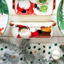 Hot Sale 😍 VIETRI Old St. Nick Loaf Pan 👏 -Tabletop Elegant shop OSN 78089 3 90d2cbbb ac79 492f 9015 9854e7aa10b8