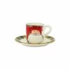 Flash Sale 🛒 VIETRI Old St. Nick Espresso Cup & Saucer - Red Hat ✨
