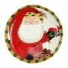 Outlet 🛒 VIETRI Old St. Nick Round Shallow Bowl w/ Train ✨