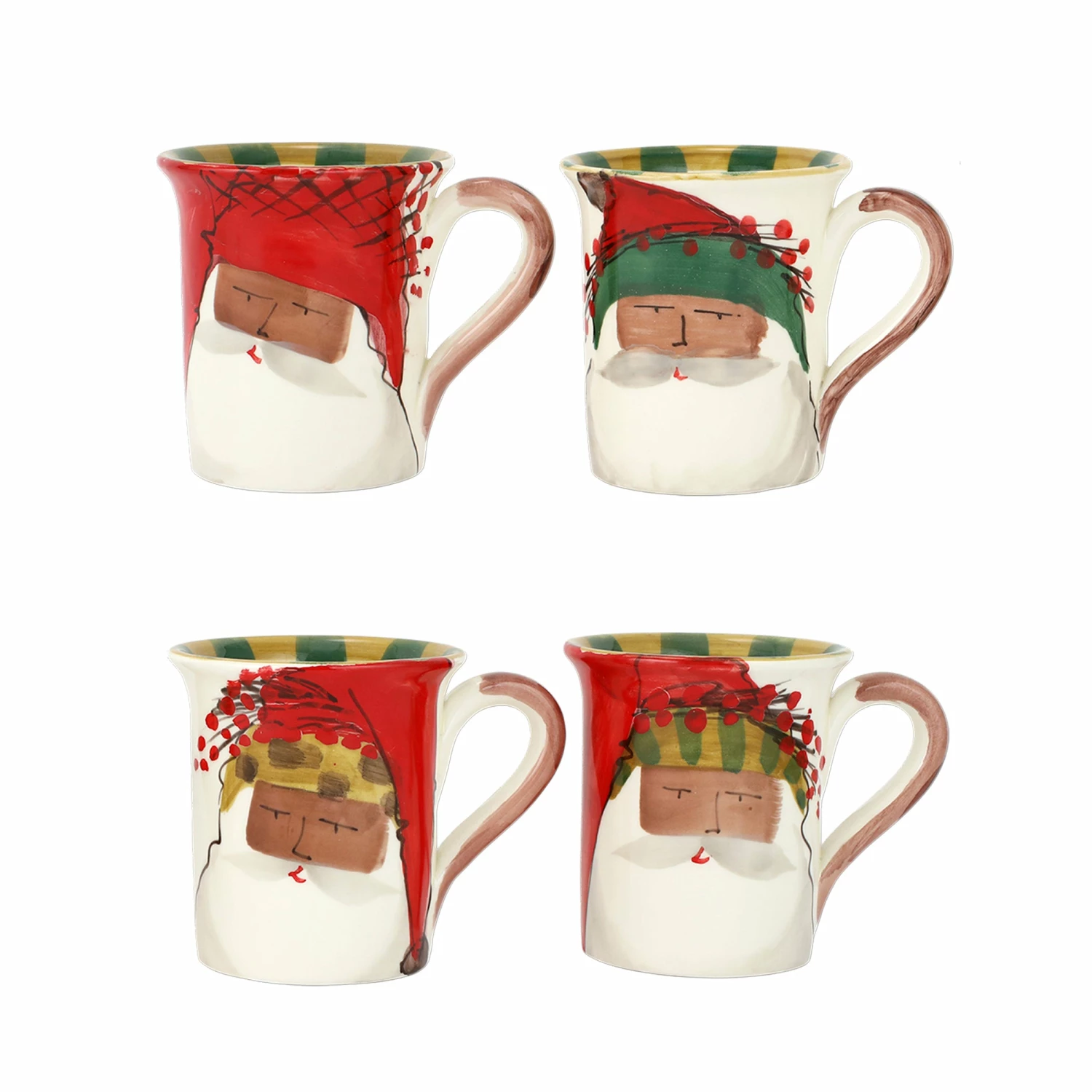 Coupon π VIETRI Old St. Nick Multicultural Assorted Mugs - Set of 4 π 1 Coupon π VIETRI Old St. Nick Multicultural Assorted Mugs - Set of 4 π
