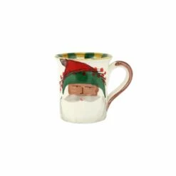 Flash Sale โ VIETRI Old St. Nick Multicultural Mug - Green Hat ๐