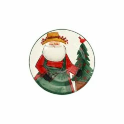 Best Pirce 😉 VIETRI Old St. Nick 2022 Limited Edition Salad Plate 🔔
