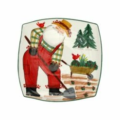 Wholesale ๐ฅฐ VIETRI Old St. Nick 2022 Limited Edition Square Platter ๐