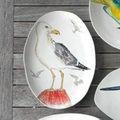 Best reviews of 🌟 VIETRI Pesca Seagull Medium Oval Platter 😍 -Tabletop Elegant shop PCE 9737 2100 web3