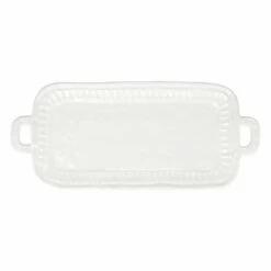 Outlet ✔️ VIETRI Pietra Serena Handled Rectangular Platter 🔥