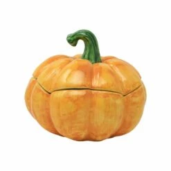 Best Pirce 💯 VIETRI Pumpkins Figural Covered Medium Pumpkin 🤩