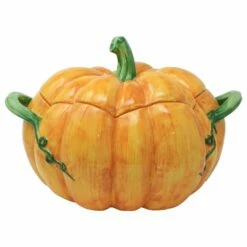 Best deal 🌟 VIETRI Pumpkins Figural Pumpkin Tureen w/ Handles 👍