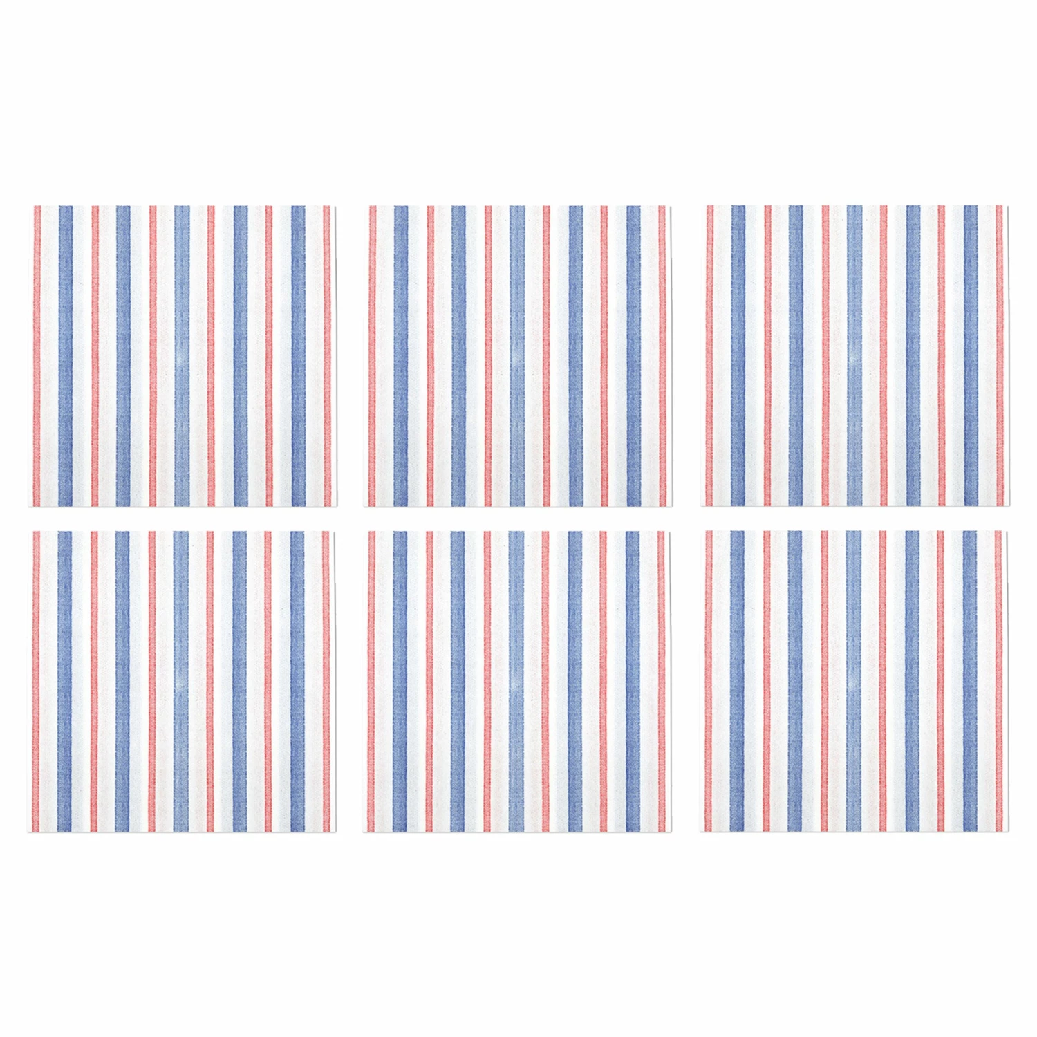 Buy โ VIETRI Papersoft Napkins Americana Stripe Cocktail Napkins (Pack of 20) - Set of 6 ๐ 1 Buy โ VIETRI Papersoft Napkins Americana Stripe Cocktail Napkins (Pack of 20) - Set of 6 ๐