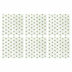 Brand new 😍 VIETRI Papersoft Napkins Dot Green Cocktail Napkins (Pack of 20) - Set of 6 🤩