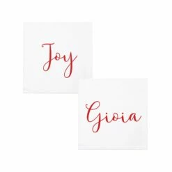 Outlet 🎉 VIETRI Papersoft Napkins Joy/Gioia Cocktail Napkins 🔔