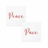 Deals 🔔 VIETRI Papersoft Napkins Peace/Pace Cocktail Napkins ✔️