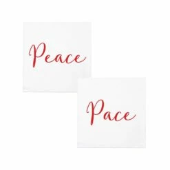 Deals 🔔 VIETRI Papersoft Napkins Peace/Pace Cocktail Napkins ✔️