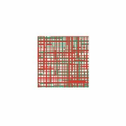 Best deal 🛒 VIETRI Papersoft Napkins Plaid Green & Red Cocktail Napkins 🔔