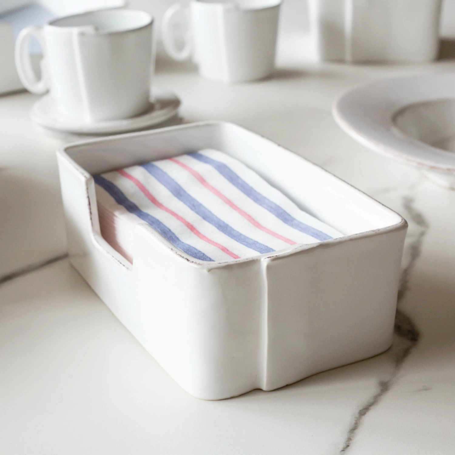 Best deal 🛒 VIETRI Papersoft Napkins Americana Stripe Guest Towels ⭐ 4 Best deal 🛒 VIETRI Papersoft Napkins Americana Stripe Guest Towels ⭐ - Image 4