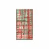 Buy 😉 VIETRI Papersoft Napkins Plaid Green & Red Guest Towels 🧨