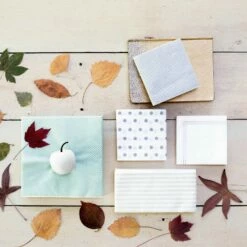 Wholesale 🤩 VIETRI Papersoft Napkins Seersucker Stripe Cocktail Napkins ⌛ -Tabletop Elegant shop PPS B6051S LSALT 3