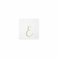Flash Sale 😀 VIETRI Papersoft Napkins Monogram Cocktail Napkins - E (Pack of 20) 😀