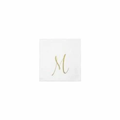 Cheap 🔥 VIETRI Papersoft Napkins Monogram Cocktail Napkins - M (Pack of 20) 🎉