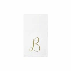Outlet ๐ VIETRI Papersoft Napkins Monogram Guest Towels - B (Pack of 20) โค๏ธ