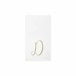 Brand new ๐ VIETRI Papersoft Napkins Monogram Guest Towels - D (Pack of 20) ๐