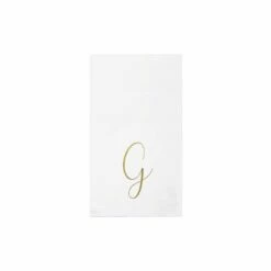 Best reviews of 🌟 VIETRI Papersoft Napkins Monogram Guest Towels - G (Pack of 20) ❤️