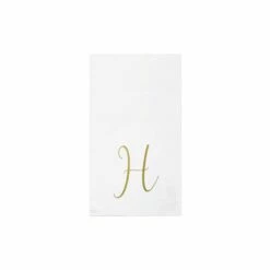 Best deal 🎁 VIETRI Papersoft Napkins Monogram Guest Towels - H (Pack of 20) ⌛