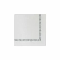 Outlet 🔥 VIETRI Papersoft Napkins Fringe Gray Cocktail Napkins (Pack of 20) ⌛