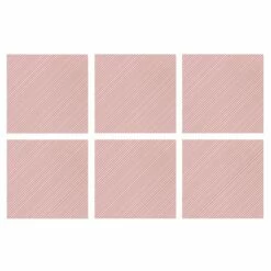 Wholesale 🔥 VIETRI Papersoft Napkins Seersucker Stripe Red Cocktail Napkins (Pack of 20) - Set of 6 😀