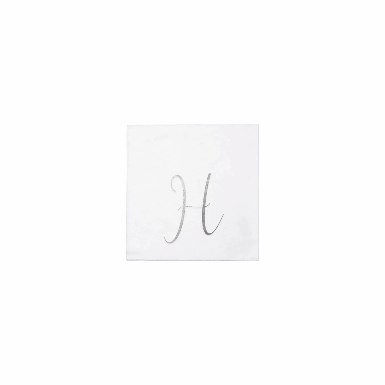 Hot Sale 🔥 VIETRI Papersoft Napkins Monogram Cocktail Napkins - H (Pack of 20) 🛒 2 Hot Sale 🔥 VIETRI Papersoft Napkins Monogram Cocktail Napkins - H (Pack of 20) 🛒 - Image 2