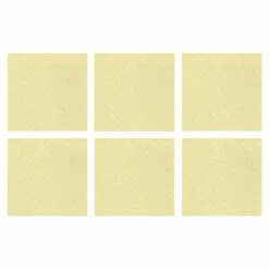 Brand new ⭐ VIETRI Papersoft Napkins Seersucker Stripe Yellow Cocktail Napkins (Pack of 20) - Set of 6 ❤️
