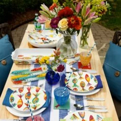 Top 10 ✔️ VIETRI Pesci Colorati Medium Cutting Board 🧨 -Tabletop Elegant shop PSE 001101 LSALT 1