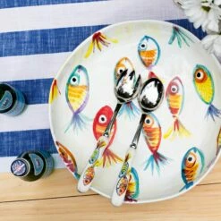 Top 10 ⭐ VIETRI Pesci Colorati Shallow Bowl 🤩 -Tabletop Elegant shop PSE 78022 LSALT 2