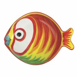 Budget 👏 VIETRI Pesci Colorati Figural Fish Medium Serving Bowl 👏
