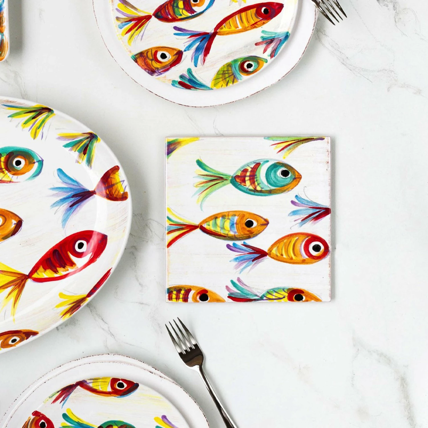 New ๐ VIETRI Pesci Colorati Trivet ๐ฅ 2 New ๐ VIETRI Pesci Colorati Trivet ๐ฅ - Image 2