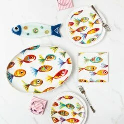 New ๐ VIETRI Pesci Colorati Trivet ๐ฅ 5 New ๐ VIETRI Pesci Colorati Trivet ๐ฅ -Tabletop Elegant shop PSE 7850 LSALT 2